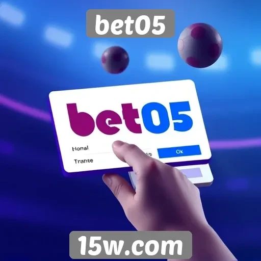 Opções de pagamento disponíveis no site bet05